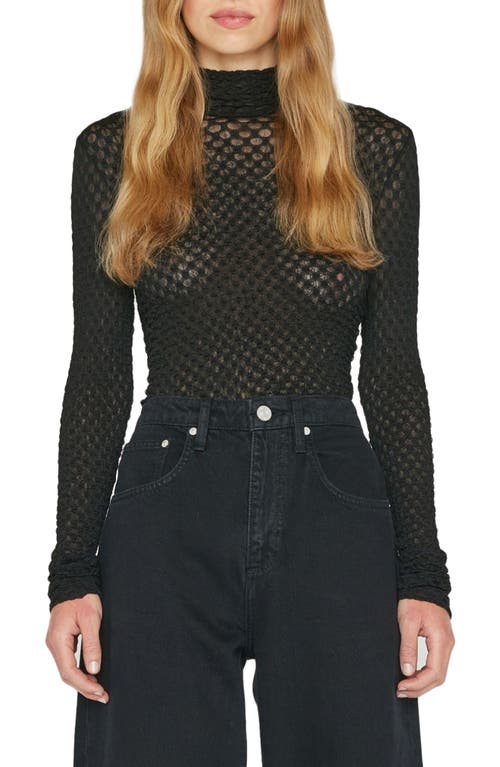 FRAME Mesh Turtleneck at Nordstrom,