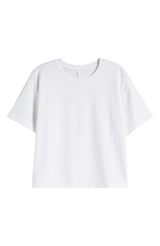Shop Zella New Take Crewneck T-shirt In White