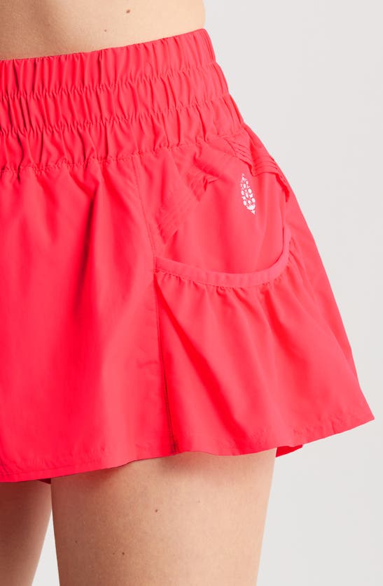 Shop Fp Movement Free People  Get Your Flirt On Shorts In Electric Sunset