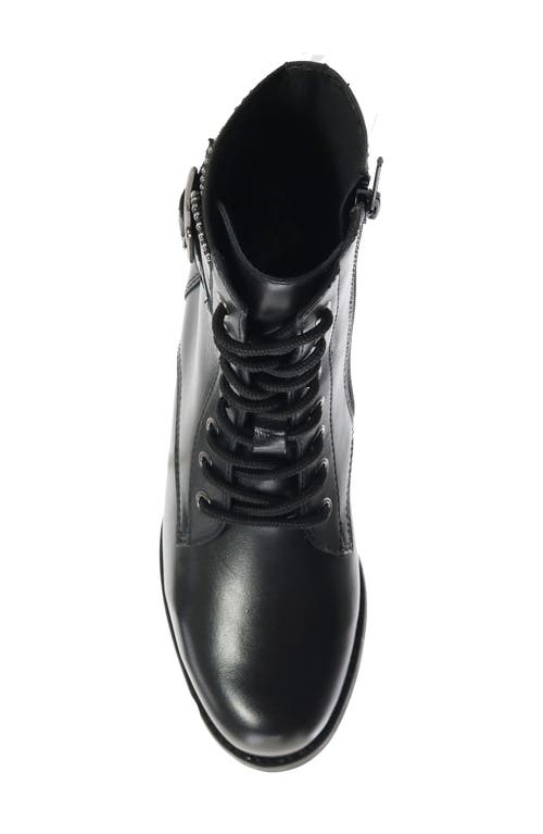 David Tate College Bootie In Black Calf/croc