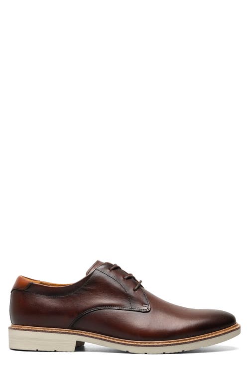 Florsheim Highpoint Plain Toe Derby In Brown