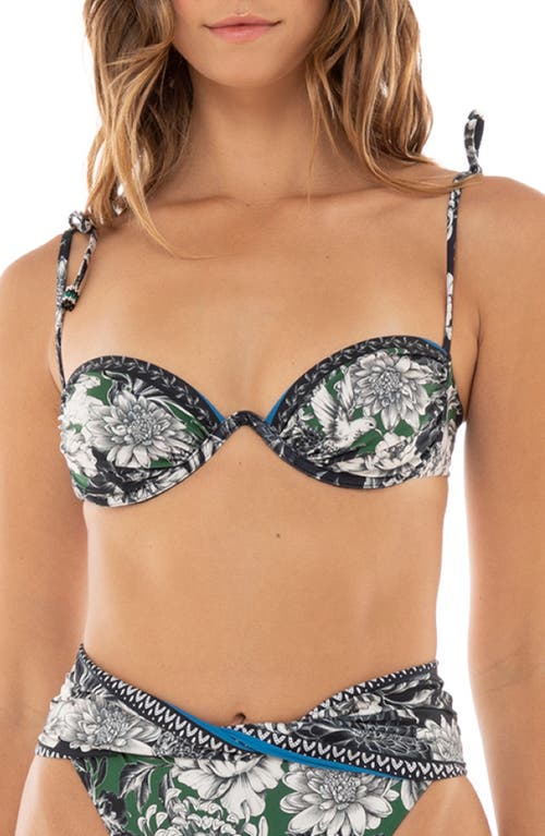 Donna Wats Underwire Bikini Top in Multicolor