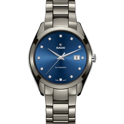 Rado Hyperchrome Automatic Diamond Ceramic Bracelet Watch, 42Mm