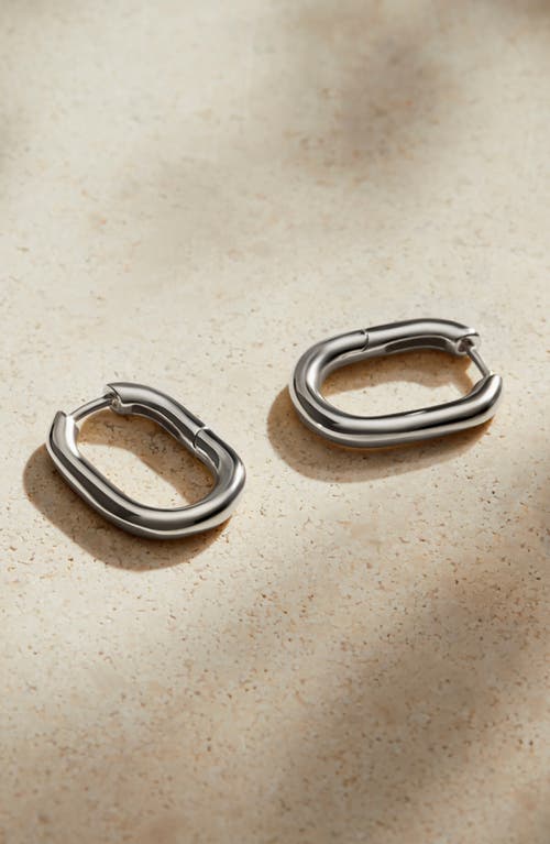 Shop Ana Luisa Gold Hoop Earrings In Silver