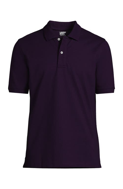 Shop Lands' End Short Sleeve Comfort-first Mesh Polo Shirt In Blackberry