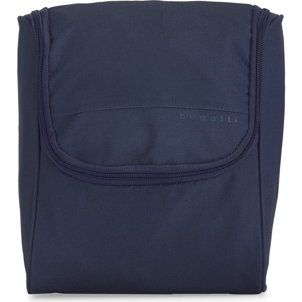 Bugatti Uptown Essentials Hanging Toiletry Bag In Navy