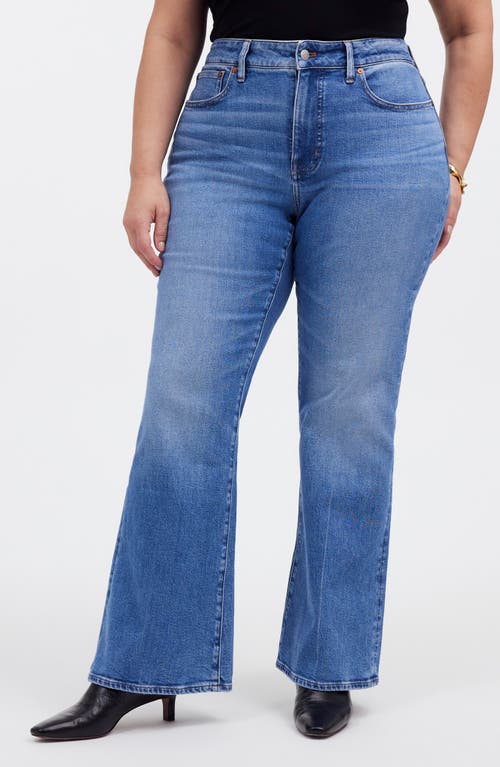 Madewell Curvy Flea Market Flare Jeans in Amaretto Wash at Nordstrom, Size 22W