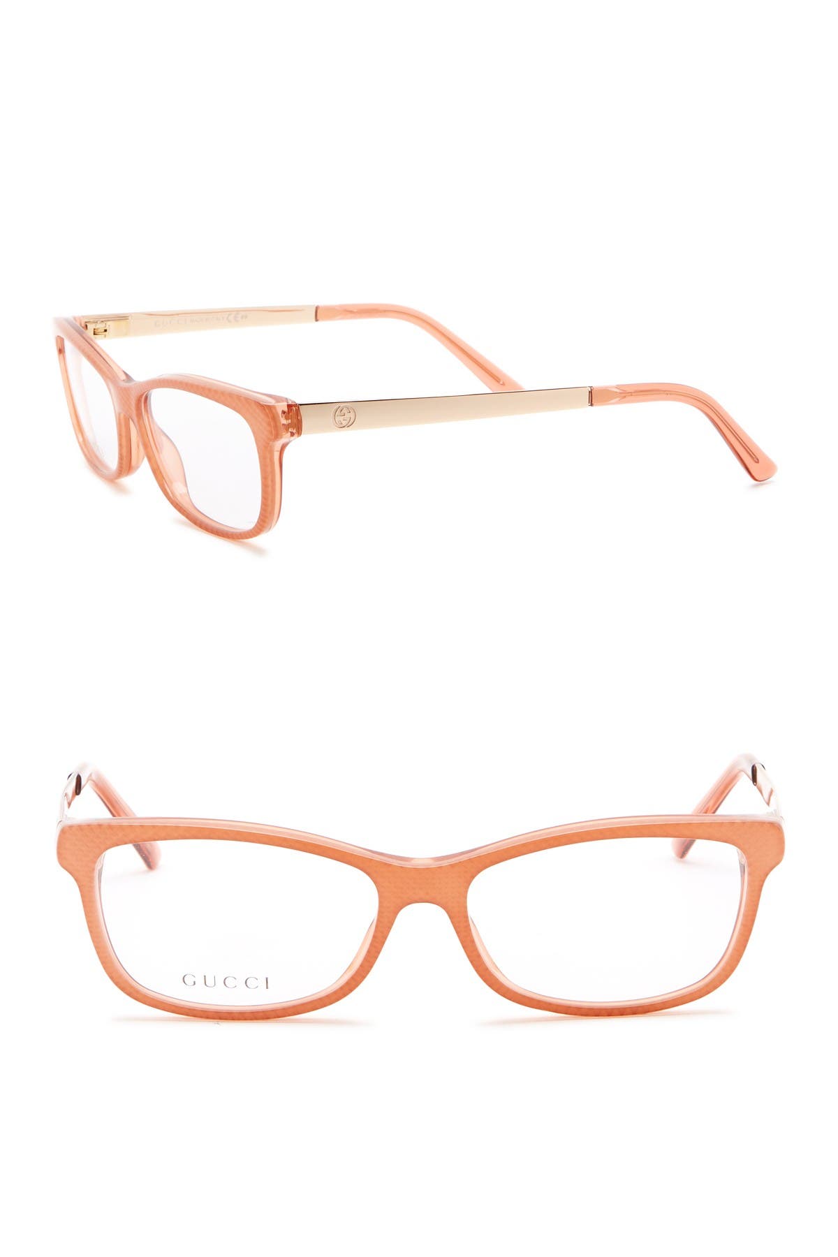 gucci 52mm rectangle sunglasses