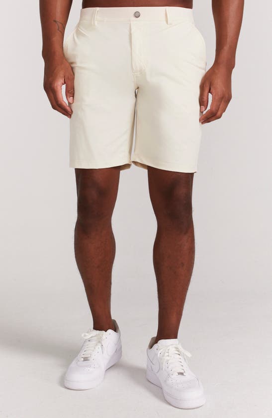 Shop Redvanly Hanover Pull-on Shorts In Oat