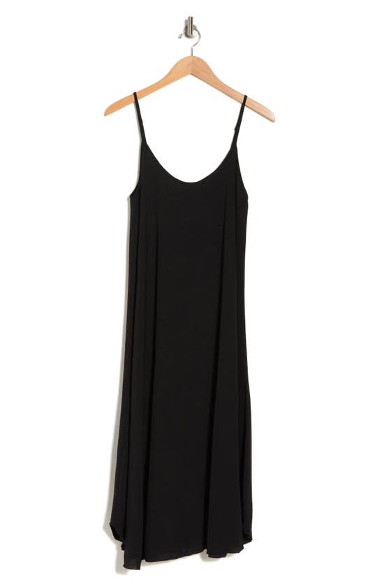 Shop Tash And Sophie Airflow Midi Dress In Black