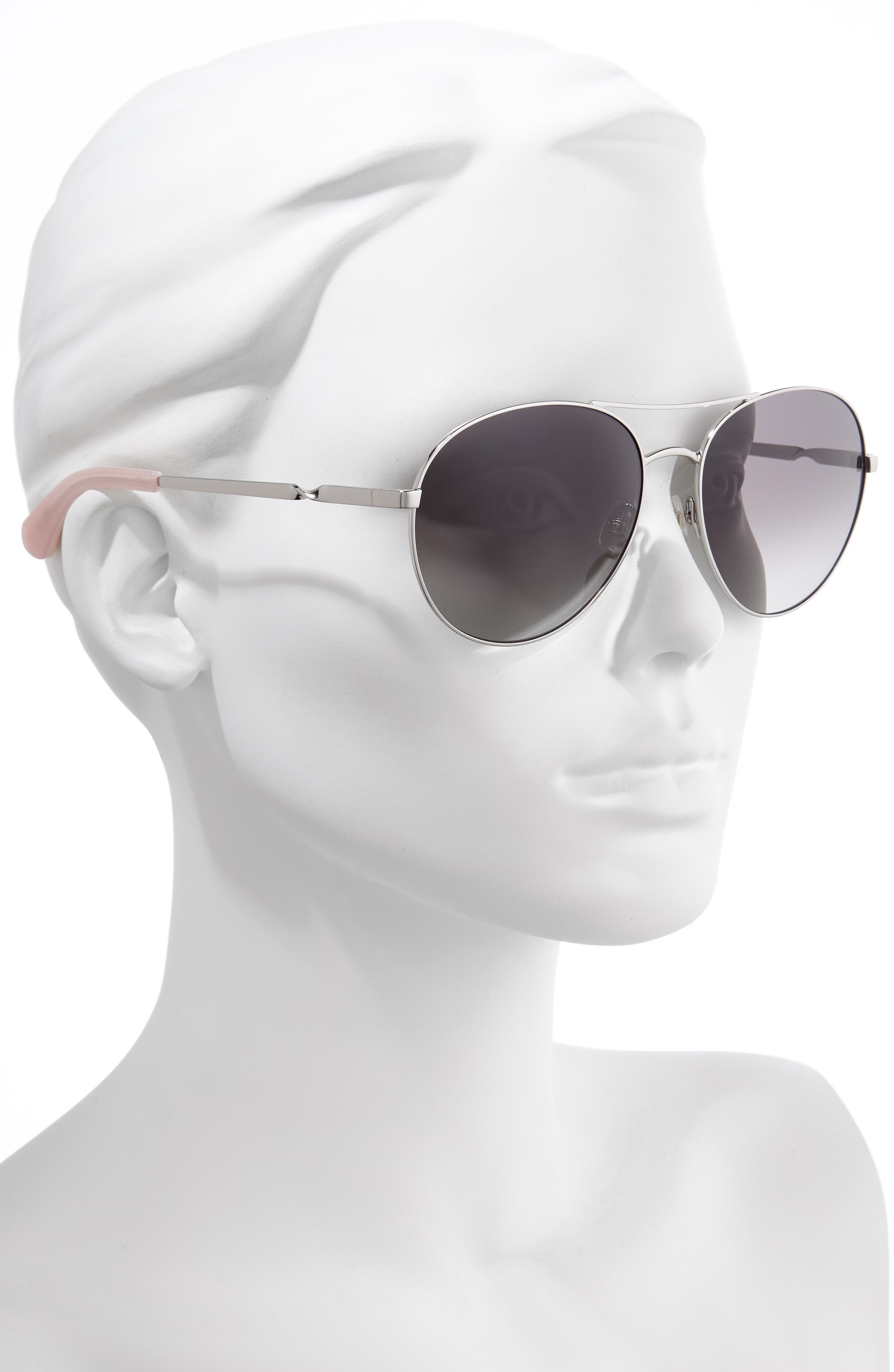 kate spade new york joshelle 60mm polarized aviator sunglasses