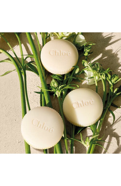 Chloé Atelier Des Fleurs Perfumed 3-piece Bar Soap Gift Set In No Color