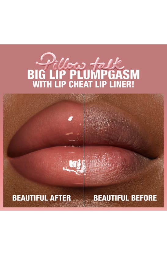 Shop Charlotte Tilbury Pillow Talk Big Lip Plumpgasm Plumping Lip Gloss In Fair/ Medium