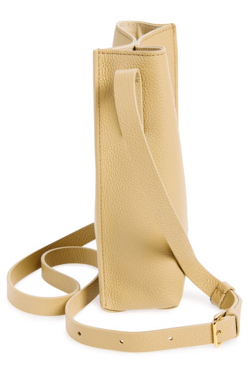 Marni Small Museo Leather Crossbody Bag In Tan