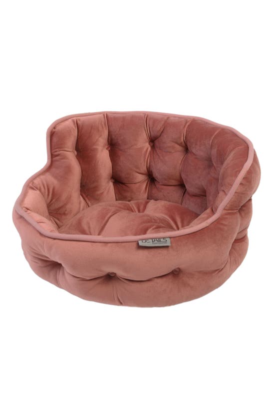 Precious Tails Ultra Plush Tufted Pet Bed In Rose