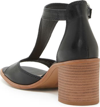 Lucky Brand Sabeni Leather Block Heel Sandals