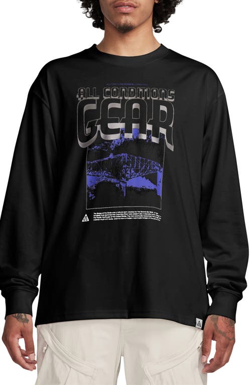 Nike Dri-FIT ACG Oversize Long Sleeve Graphic T-Shirt at Nordstrom,