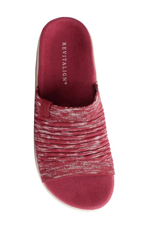Revitalign Vanessa Slide Sandal In Rumba Red