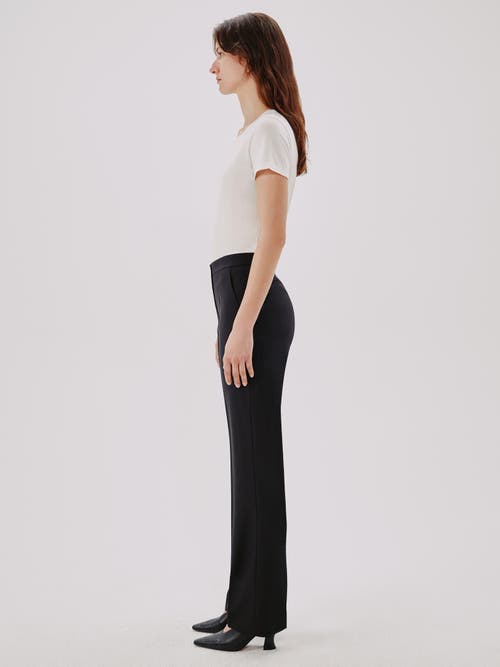 Another Tomorrow Classic Trouser In Black