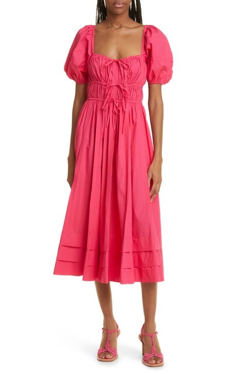 Kate Spade Monaco Rio Pink Fit & Flare Dress Bridesmaid Formal Size 8 or 10