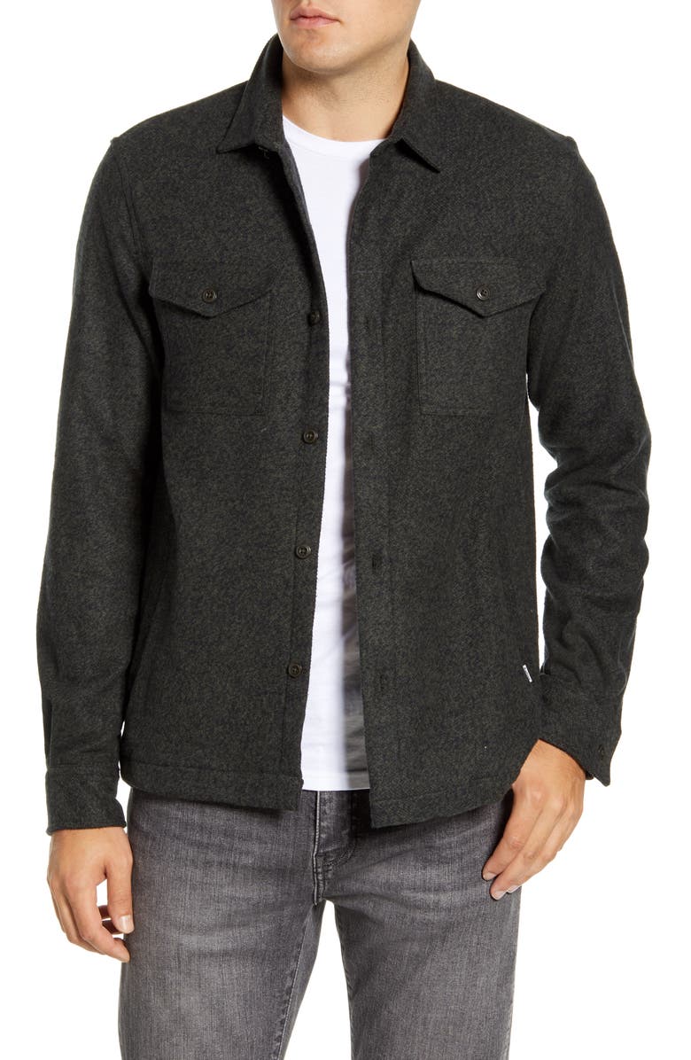 Barbour Brushed Twill Button-Up Overshirt | Nordstrom