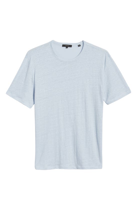 VINCE CREWNECK LINEN T-SHIRT