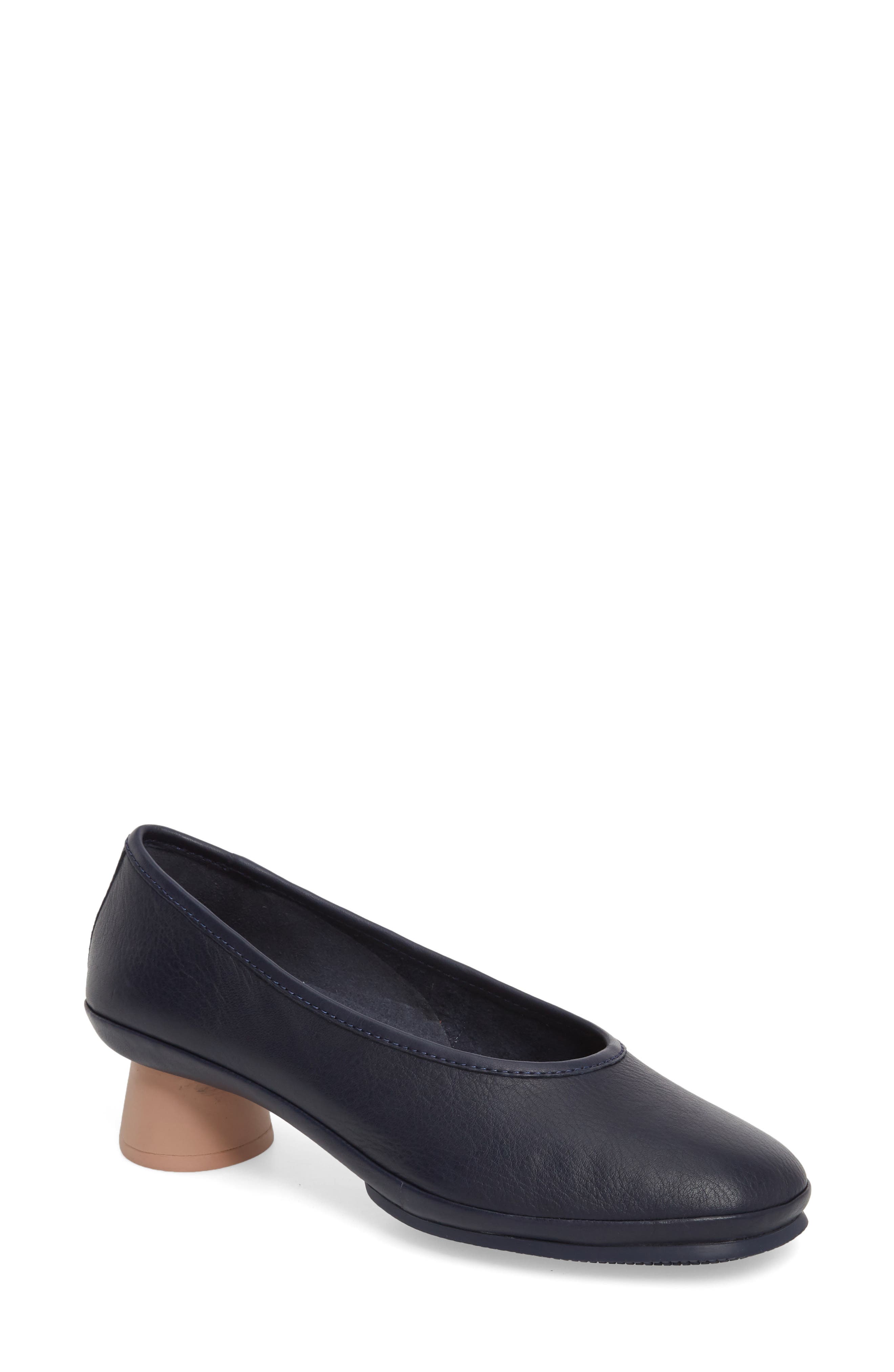 Camper Alright Cone Heel Pump, Blue