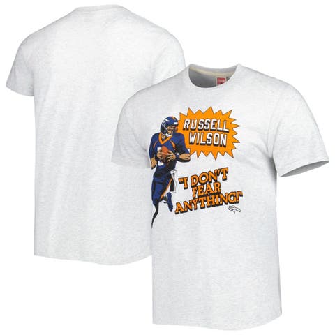 Men's Chicago Cubs Homage Royal Hand-Drawn Logo Tri-Blend T-Shirt