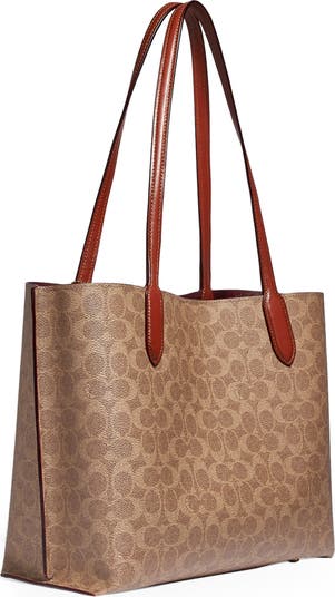 Coach Coated Canvas Signature Willow Tote