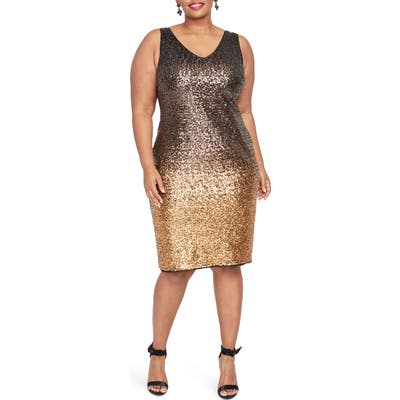 Plus Size Rachel Rachel Roy Karine Sequin Sheath Dress