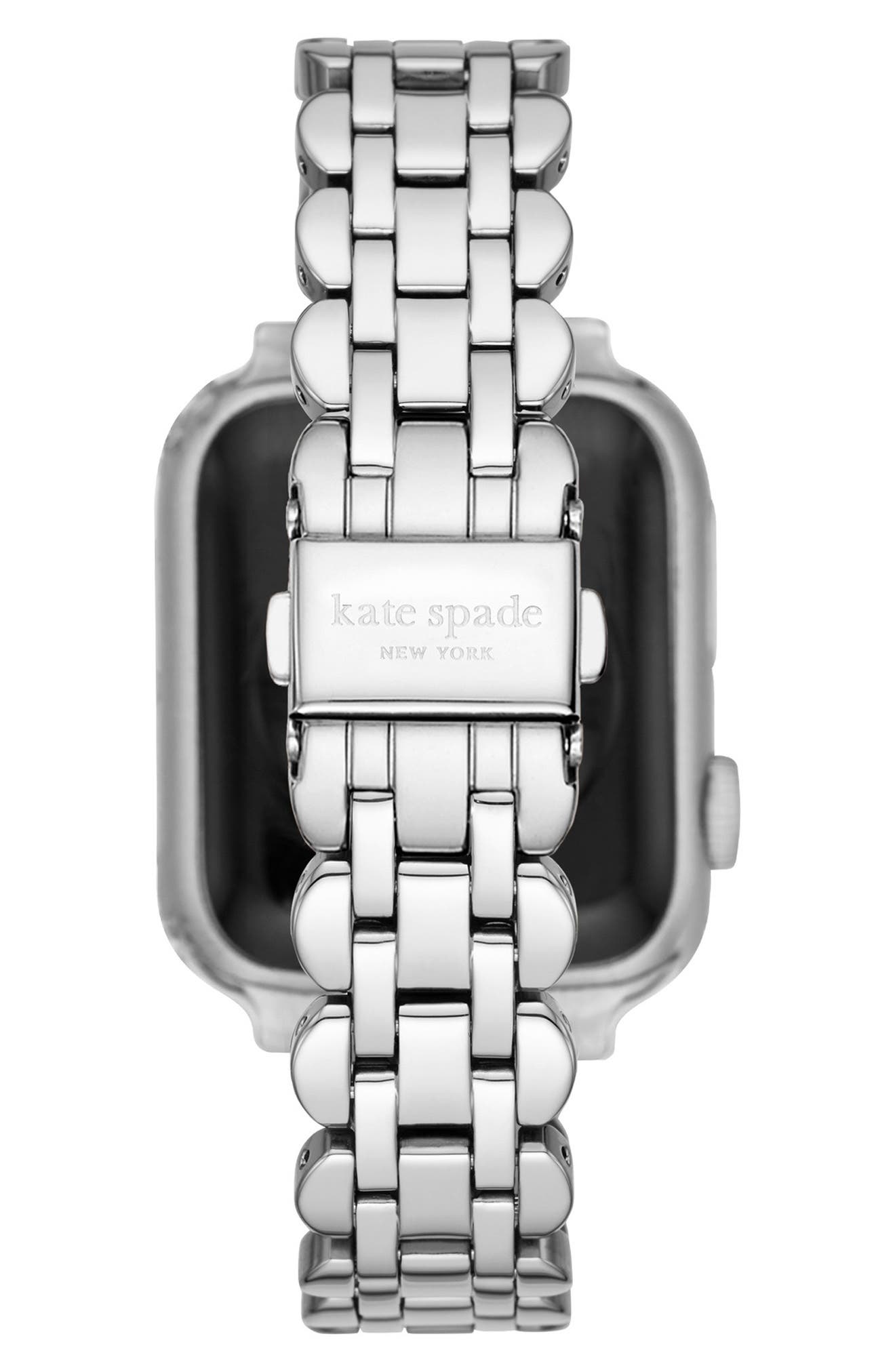 kate spade apple watch band silver