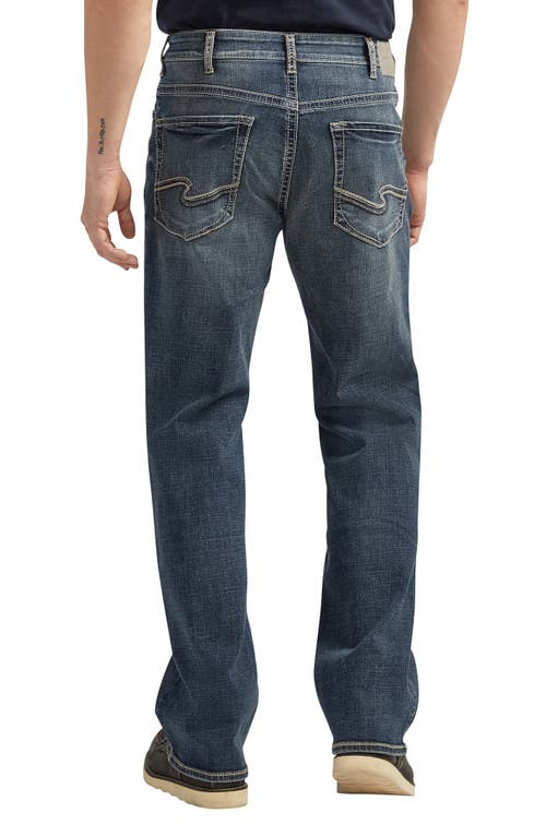 Shop Silver Jeans Co. Gordie Relaxed Straight Leg Jeans In Indigo