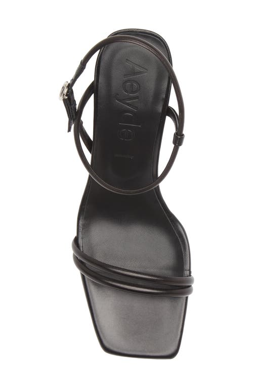 Aeyde Helene Ankle Strap Sandal In Black