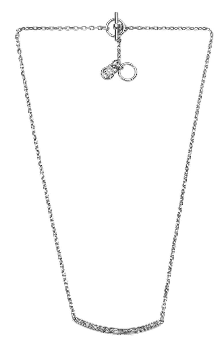 Michael Kors 'Spring Sparkle' Pavé Bar Necklace | Nordstrom