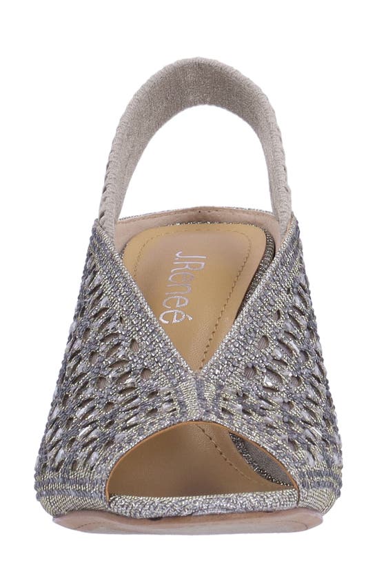 Shop J. Reneé Odila Slingback Sandal In Pewter