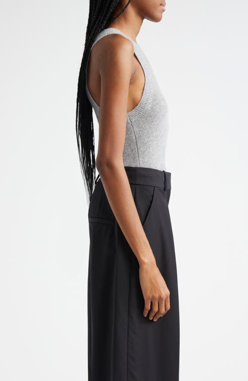 Shop Veronica Beard Jerrel Cashmere Tank In Heather Grey