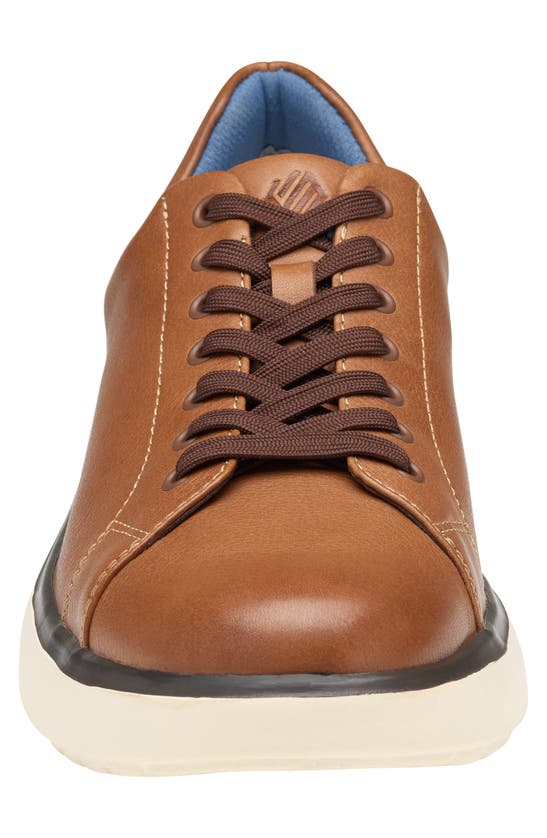 Shop Johnston & Murphy Oasis Lace-to-toe Sneaker In Tan Full Grain