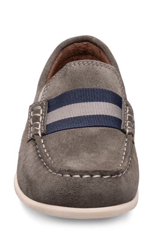 Florsheim Kids' Jasper Strap Jr. Loafer In Gray Suede