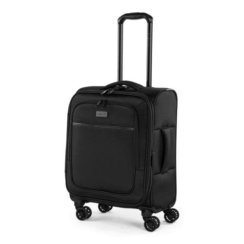 Bugatti The Ultimate Softside Carry-on Luggage With Expansion In Black