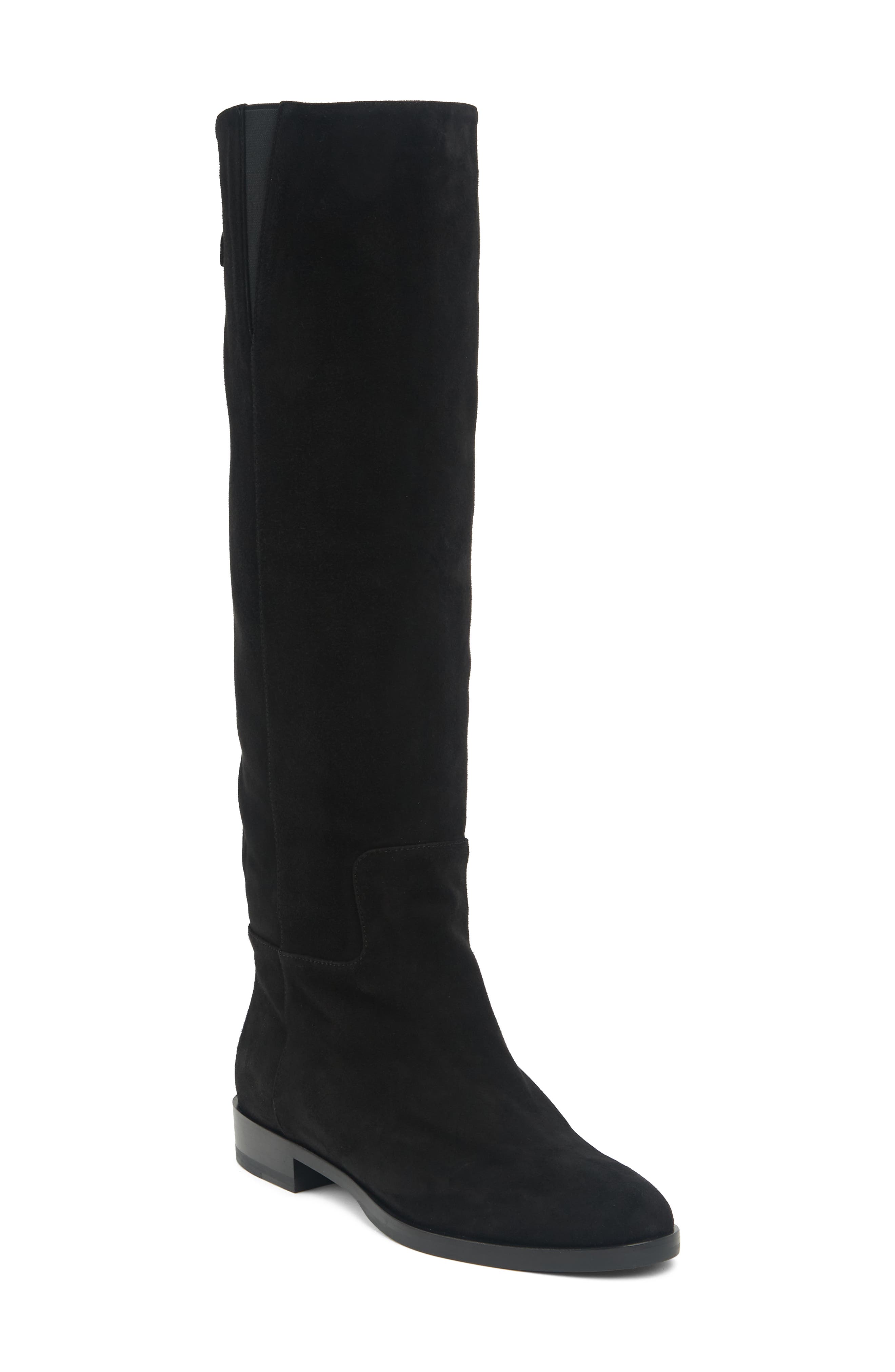 nordstrom rack black suede boots