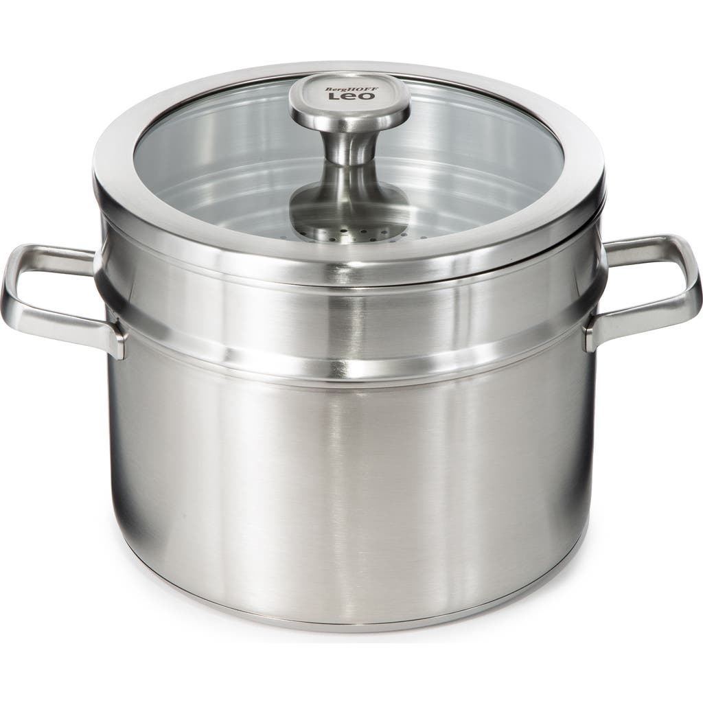 Berghoff Leo Graphite 10-inch Steamer In Grey