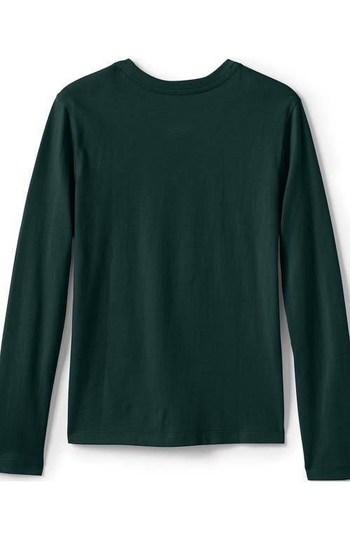 LANDS' END LANDS' END SCHOOL UNIFORM GIRLS LONG SLEEVE ESSENTIAL T-SHIRT