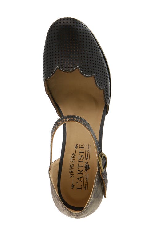 Shop L'artiste By Spring Step L'artiste Parchelle Pump In Black Leather