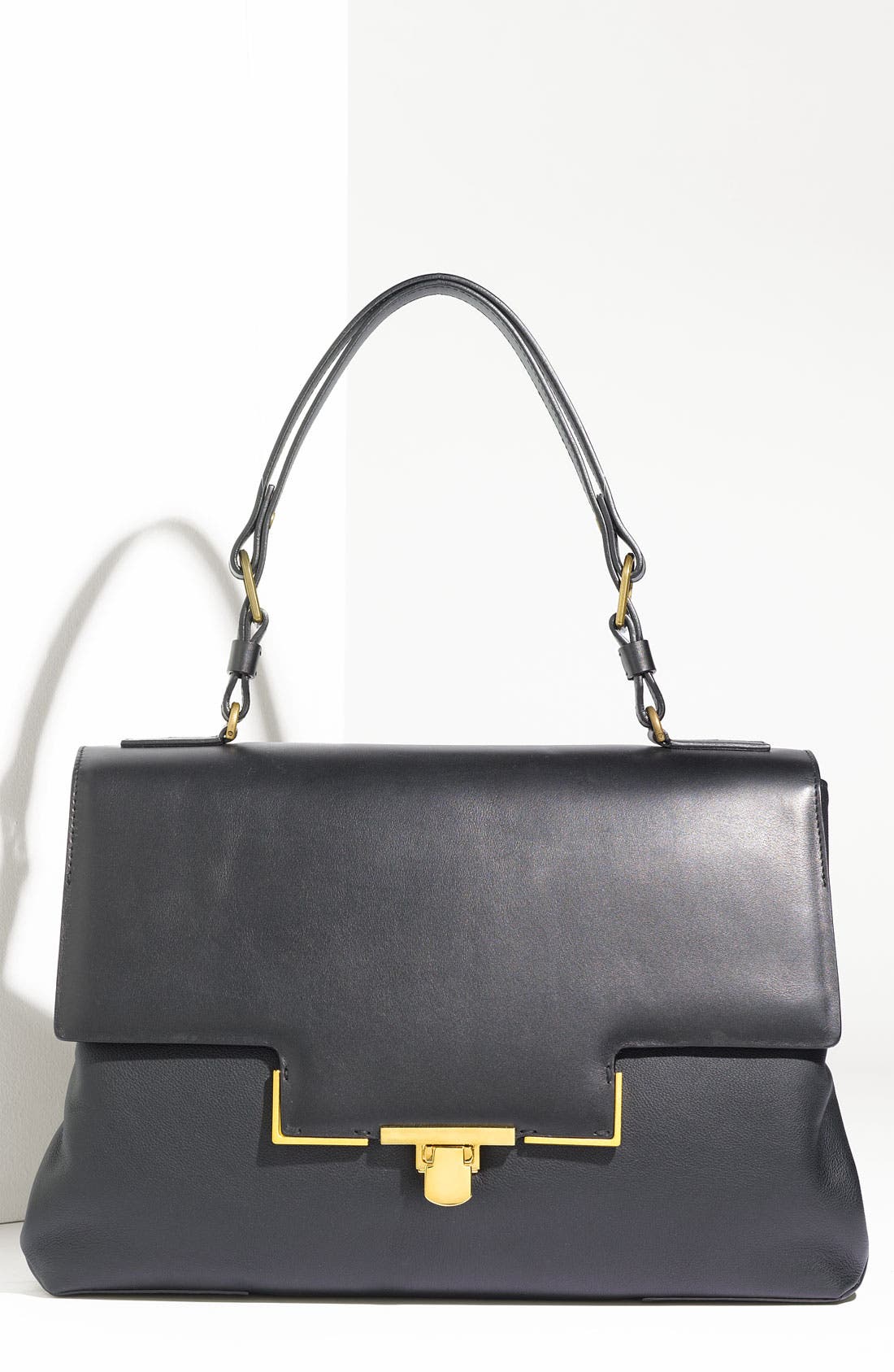 black and gold tote bag