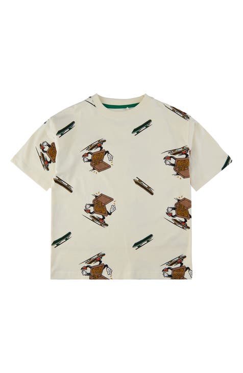 Kids' Hendrix Skate Print Organic Cotton T-Shirt (Little Kid)