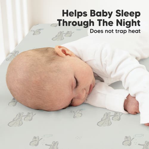 Keababies Soothe Fitted Crib Sheet In Elly