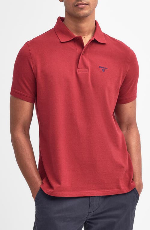 Barbour Lightweight Sports Piqué Polo Biking Red at Nordstrom,