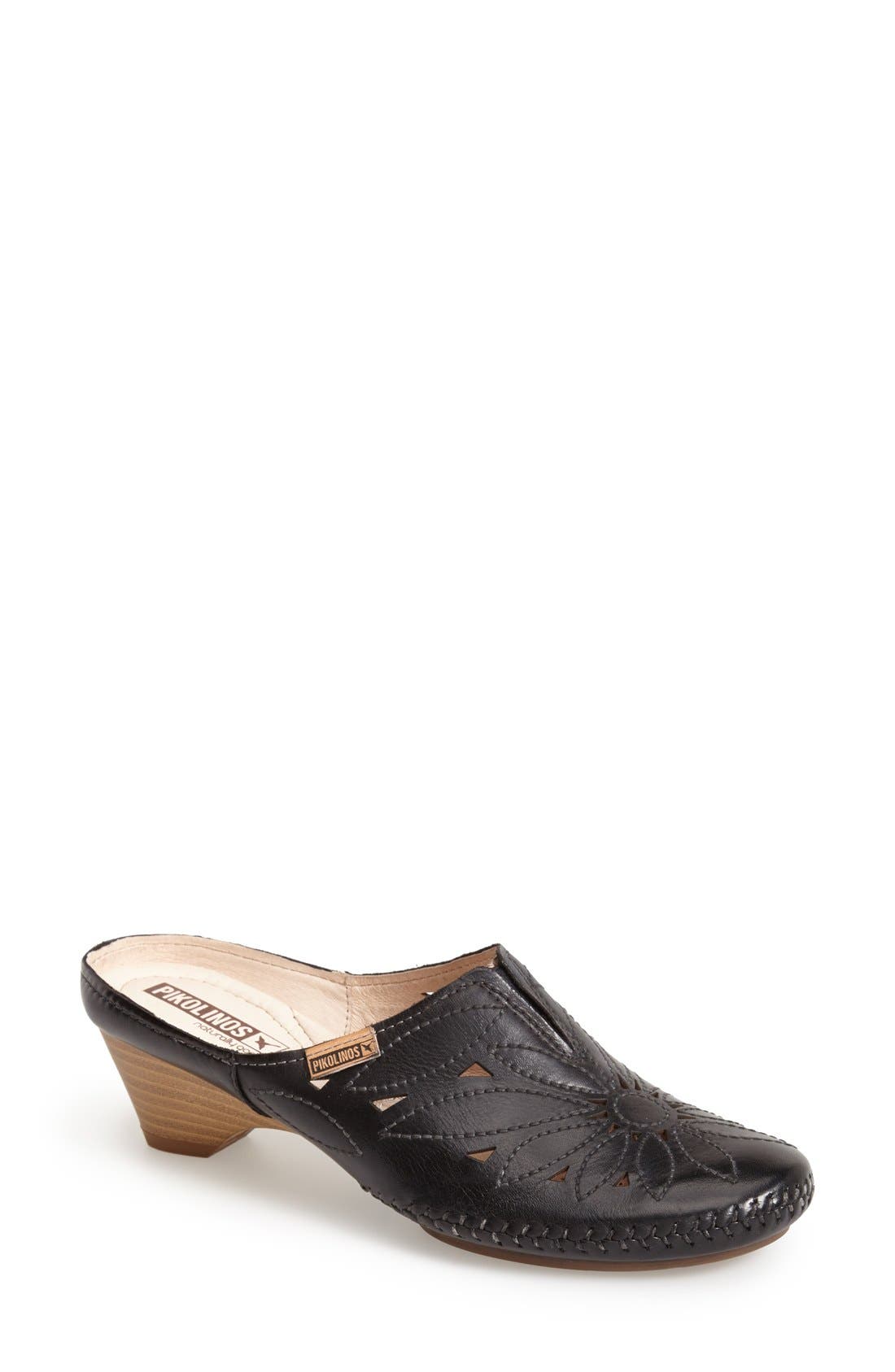 PIKOLINOS 'Bariloche' Perforated Leather Mule (Women) Nordstrom