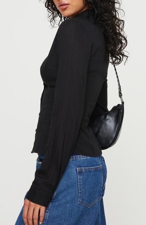 Princess Polly Fogler Shirt In Black