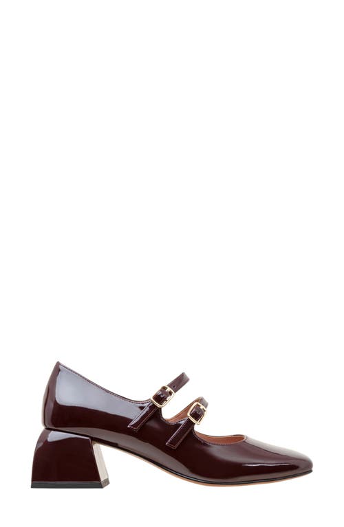 Linea Paolo Maurice Mary Jane Pump In Burgundy